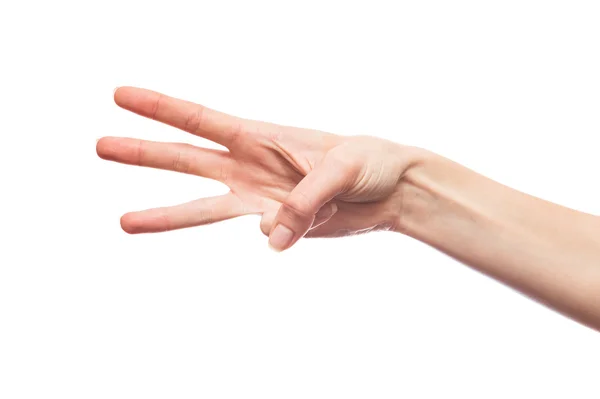 Three fingers — Stock Photo, Image