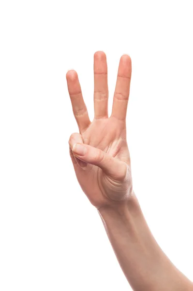 Three fingers — Stock Photo, Image