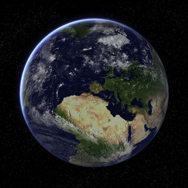 La Terra dallo spazio — Foto Stock