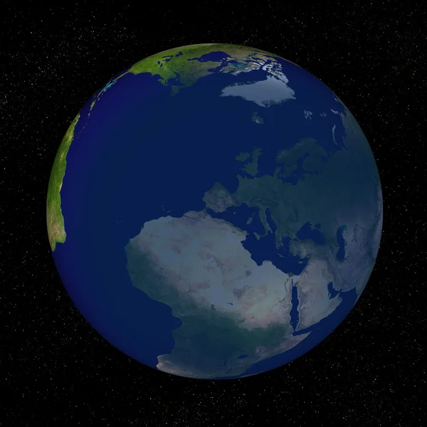 La Tierra desde el espacio —  Fotos de Stock