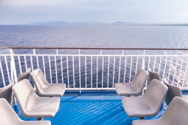 Boş Feribot Tekne sandalye