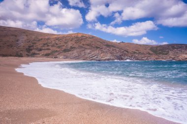 Terk edilmiş batık Andros, Yunanistan