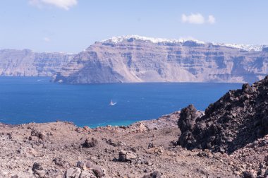 Nea Kameni volkanik adası