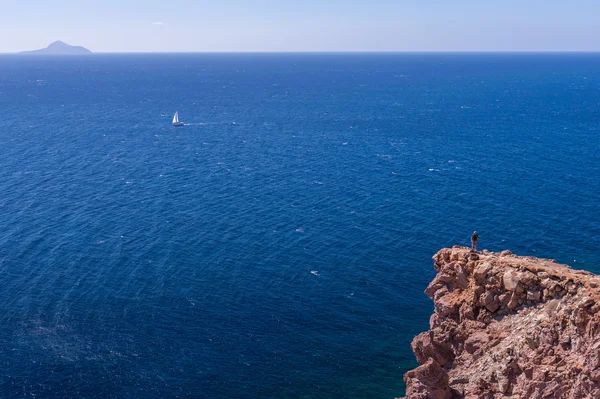 Sea view on Santorini island — Stock Photo, Image