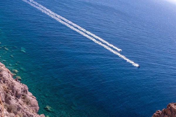 Vista mare sull'isola di Santorini — Foto Stock