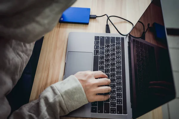 Business Man Working Laptop Stock Picture