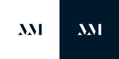 Soyut harfli MM logosu. Bu logo, yaratıcı bir şekilde soyut yazı karakterine sahip. Hangi şirket ya da markanın başlattığı bu başlangıç noktası için uygun olacaktır.