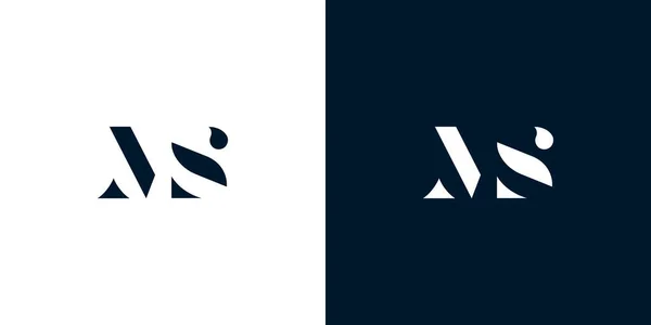 Soyut MS logosu. Bu logo, yaratıcı bir şekilde soyut yazı karakterine sahip. Hangi şirket ya da markanın başlattığı bu başlangıç noktası için uygun olacaktır.
