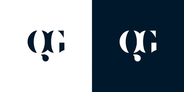 Абстрактная Буква Логотип Впишется Шрифтом Творческий Процесс — стоковый вектор