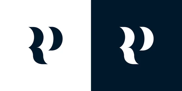Abstrakcyjne Logo Logo Łączy Się Abstrakcyjnym Krojem Pisma Kreatywny Sposób — Wektor stockowy