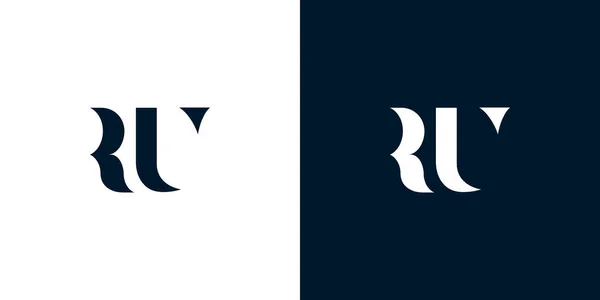 Letra Abstracta Logo Este Logotipo Incorporan Con Tipografía Abstracta Manera — Vector de stock