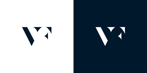 Анотація Літери Логотипу Цей Логотип Поєднується Абстрактним Шрифтом Творчому Порядку — стоковий вектор