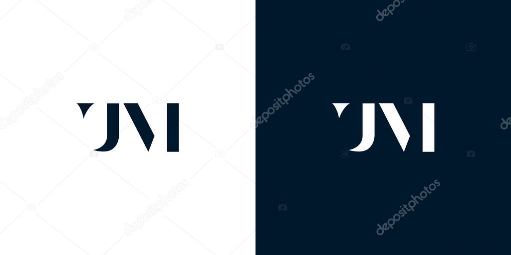 Abstract letter UM logo. This logo incorporate with abstract typeface in the creative way.It will be suitable for which company or brand name start those initial.