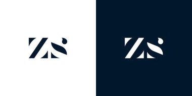 Soyut Z harfi logosu. Bu logo, yaratıcı bir şekilde soyut yazı karakterine sahip. Hangi şirket ya da markanın başlattığı bu başlangıç noktası için uygun olacaktır..