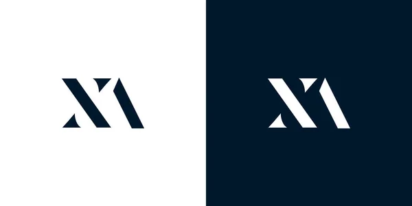 Lettre Abstraite Logo Logo Incorporer Avec Police Caractères Abstraite Manière — Image vectorielle