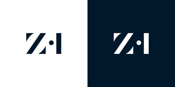 Soyut ZH harfi logosu. Bu logo, yaratıcı bir şekilde soyut yazı karakterine sahip. Hangi şirket ya da markanın başlattığı bu başlangıç noktası için uygun olacaktır..