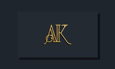 Minimal Inline stil İlk AA logosu. Bu logo yaratıcı bir şekilde modern yazı karakterine sahip. Hangi şirket ya da markanın bu ilk adı başlatacağı için uygun olacaktır..