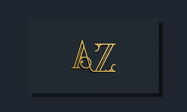 Minimal Gaya Inline Logo Initial Logo Ini Menggabungkan Dengan Rupa - Stok Vektor