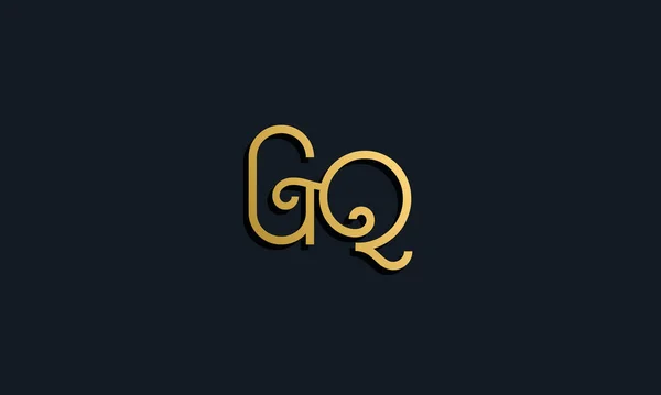 Moda Lujo Inicial Letra Logo Este Icono Incorpora Con Tipografía — Vector de stock
