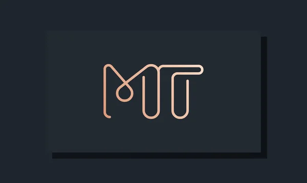 İlk harf MT logosu. Bu logo, klip yazı tipinden esinlenilmiştir. Hangi şirket veya markanın bu ilk uygulamayı başlattığı için uygun olacaktır.
