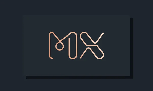 Minimal clip initial letter MX logo. This logo inspiration from clip typeface.It will be suitable for which company or brand name start those initial.