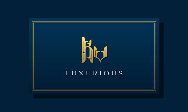 Klasik kraliyet baş harfleri KV logosu. Bu logo yaratıcı bir şekilde lüks yazı karakteri ile birleşiyor. Kraliyet, Butik, Otel, Heraldic, Moda ve Mücevherat için uygun olacak..