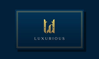 Klasik kraliyet baş harfleri LD logosu. Bu logo yaratıcı bir şekilde lüks yazı karakteri ile birleşiyor. Kraliyet, Butik, Otel, Heraldic, Moda ve Mücevherat için uygun olacak..