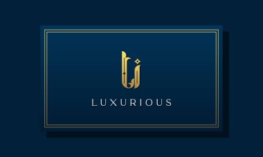 Klasik kraliyet baş harfleri LI logosu. Bu logo yaratıcı bir şekilde lüks yazı karakteri ile birleşiyor. Kraliyet, Butik, Otel, Heraldic, Moda ve Mücevherat için uygun olacak..