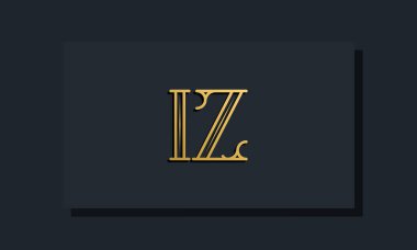 Minimal Inline stili İlk İz logosu. Bu logo yaratıcı bir şekilde modern yazı karakterine sahip. Hangi şirket ya da markanın bu ilk adı başlatacağı için uygun olacaktır..