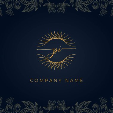 Zarif lüks özel dedektif logosu. Bu simge, soyut yuvarlak, çiçekli arka planda ince geometrik şekle sahip anonim şirkettir. Hangi şirket veya markanın bu ilk adımları atması uygun olacaktır.