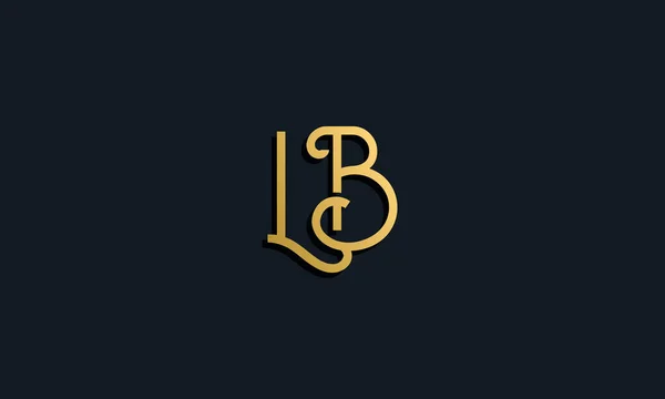 Lüks moda ilk harf LB logosu. Bu simge modern yazı karakterini yaratıcı bir şekilde birleştirir. Bu başlangıç için hangi şirket veya markanın adı uygun olacaktır.
