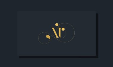 Asgari kraliyet baş harfleri XU logosu. Bu logo, yaratıcı bir şekilde lüks yazı karakterine sahip. Hangi şirket veya markanın bu ilk adımı atadığı için uygun olacaktır..