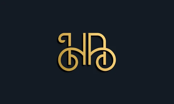 Logotipo Inicial Letra Moda Luxuosa Este Ícone Incorporar Com Fonte — Vetor de Stock