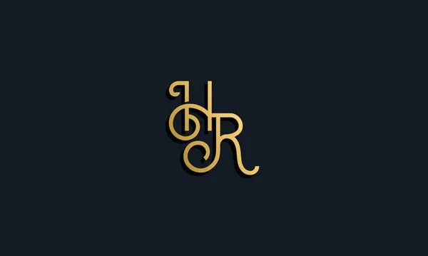 Luxury Fashion Initial Letter Logo Icon Incorporate Modern Typeface Creative — Stock Vector