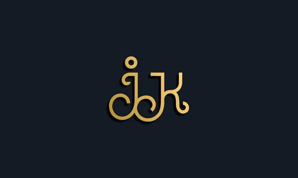 Luxusní Módní Počáteční Písmeno Logo Tato Ikona Obsahuje Moderní Písmo — Stockový vektor