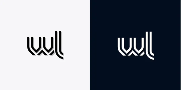 Современный Абстрактный Логотип Иконка Будет Сочетаться Двумя Шрифтами Творческом Оформлении — стоковый вектор
