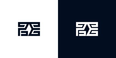 Beden eğitimi logosunun ilk harfleri. Bu logo yaratıcı bir şekilde iki yaratıcı harfle birleşti. İlk harfleri hangi şirket ya da markanın başlattığı uygun olacaktır..