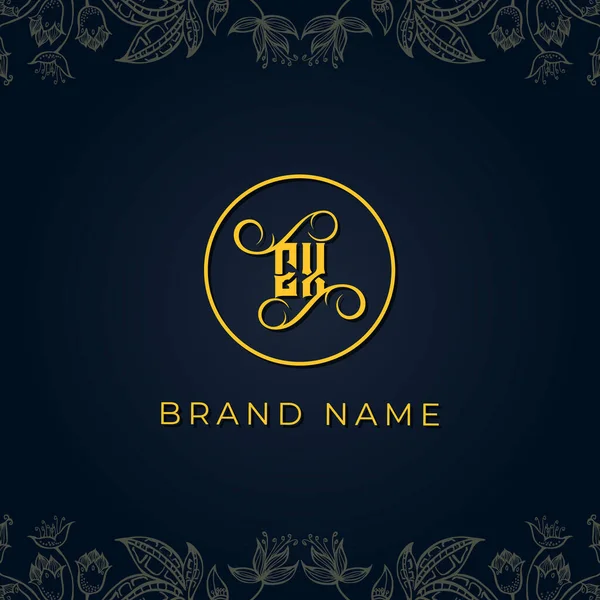 Royal Luxury Letter Logo Logo Incorporate Luxury Typeface Creative Wai — стоковый вектор