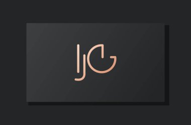 Soyut lüks ilk harf JG logosu. Bu logo, yaratıcı bir şekilde soyut yazı karakterine sahip. Hangi şirket ya da markanın başlattığı bu başlangıç noktası için uygun olacaktır..