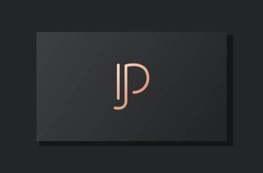 Soyut lüks ilk harf JP logosu. Bu logo, yaratıcı bir şekilde soyut yazı karakterine sahip. Hangi şirket ya da markanın başlattığı bu başlangıç noktası için uygun olacaktır..