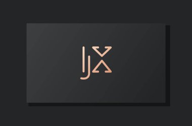 Soyut lüks ilk harf JX logosu. Bu logo, yaratıcı bir şekilde soyut yazı karakterine sahip. Hangi şirket ya da markanın başlattığı bu başlangıç noktası için uygun olacaktır..