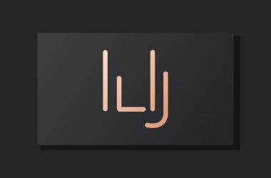 Soyut lüks ilk harf LJ logosu. Bu logo, yaratıcı bir şekilde soyut yazı karakterine sahip. Hangi şirket ya da markanın başlattığı bu başlangıç noktası için uygun olacaktır..