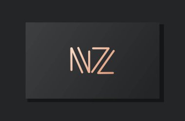 Soyut lüks ilk harf NZ logosu. Bu logo, yaratıcı bir şekilde soyut yazı karakterine sahip. Hangi şirket ya da markanın başlattığı bu başlangıç noktası için uygun olacaktır..