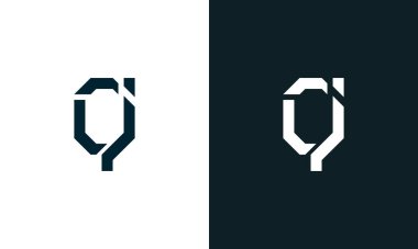 Yaratıcı asgari soyut harf QI logosu. Bu logo, yaratıcı bir şekilde soyut yazı karakterine sahip. Hangi şirket ya da markanın başlattığı bu başlangıç noktası için uygun olacaktır..