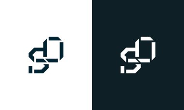 Yaratıcı asgari soyut harf SO logosu. Bu logo, yaratıcı bir şekilde soyut yazı karakterine sahip. Hangi şirket ya da markanın başlattığı bu başlangıç noktası için uygun olacaktır..