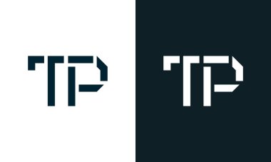 Yaratıcı asgari soyut harf TP logosu. Bu logo, yaratıcı bir şekilde soyut yazı karakterine sahip. Hangi şirket ya da markanın başlattığı bu başlangıç noktası için uygun olacaktır..