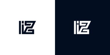 İZ logosunun ilk harfleri çok az. Bu logo yaratıcı bir şekilde iki yaratıcı harfle birleşti. İlk harfleri hangi şirket ya da markanın başlattığı uygun olacaktır..
