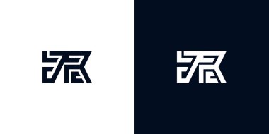 En az yaratıcı baş harfler JR logosu. Bu logo yaratıcı bir şekilde iki yaratıcı harfle birleşti. İlk harfleri hangi şirket ya da markanın başlattığı uygun olacaktır..