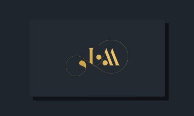 Asgari kraliyet baş harfleri LM logosu. Bu logo, yaratıcı bir şekilde lüks yazı karakterine sahip. Hangi şirket veya markanın bu ilk adımı atadığı için uygun olacaktır..