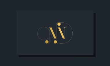 Asgari kraliyet baş harfleri NN logosu. Bu logo, yaratıcı bir şekilde lüks yazı karakterine sahip. Hangi şirket veya markanın bu ilk adımı atadığı için uygun olacaktır..